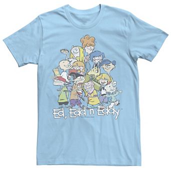 Men's Ed, Edd And Eddy Group Pile Graphic Tee