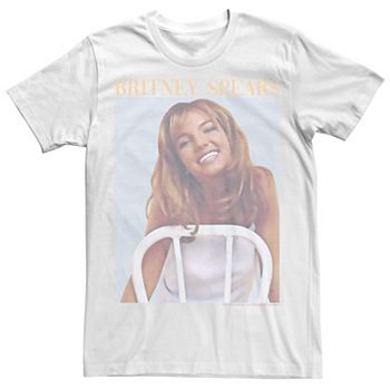 Men's Britney Spears Faded Britney Graphic Tee