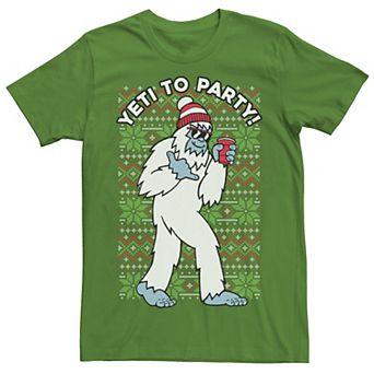Men's Yeti To PartyKnit Style Portrait Graphic Tee