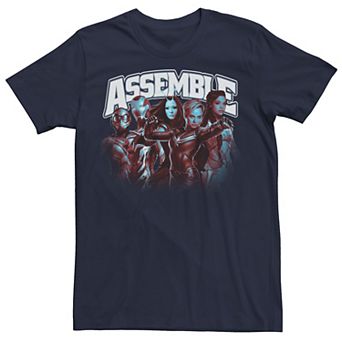 Men's Marvel Avengers Endgame Heroines Assemble Portrait Graphic Tee