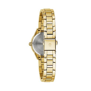 Bulova Women's Diamond Accent Gold-Tone Watch - 97P150