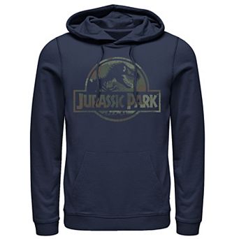 Men's Jurassic Park Camo Fossil Logo Pullover Hoodie