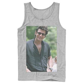 Men's Jurassic Park Jeff Goldblum Smile Poster Style Tank Top
