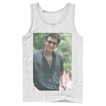 Men's Jurassic Park Jeff Goldblum Smile Poster Style Tank Top