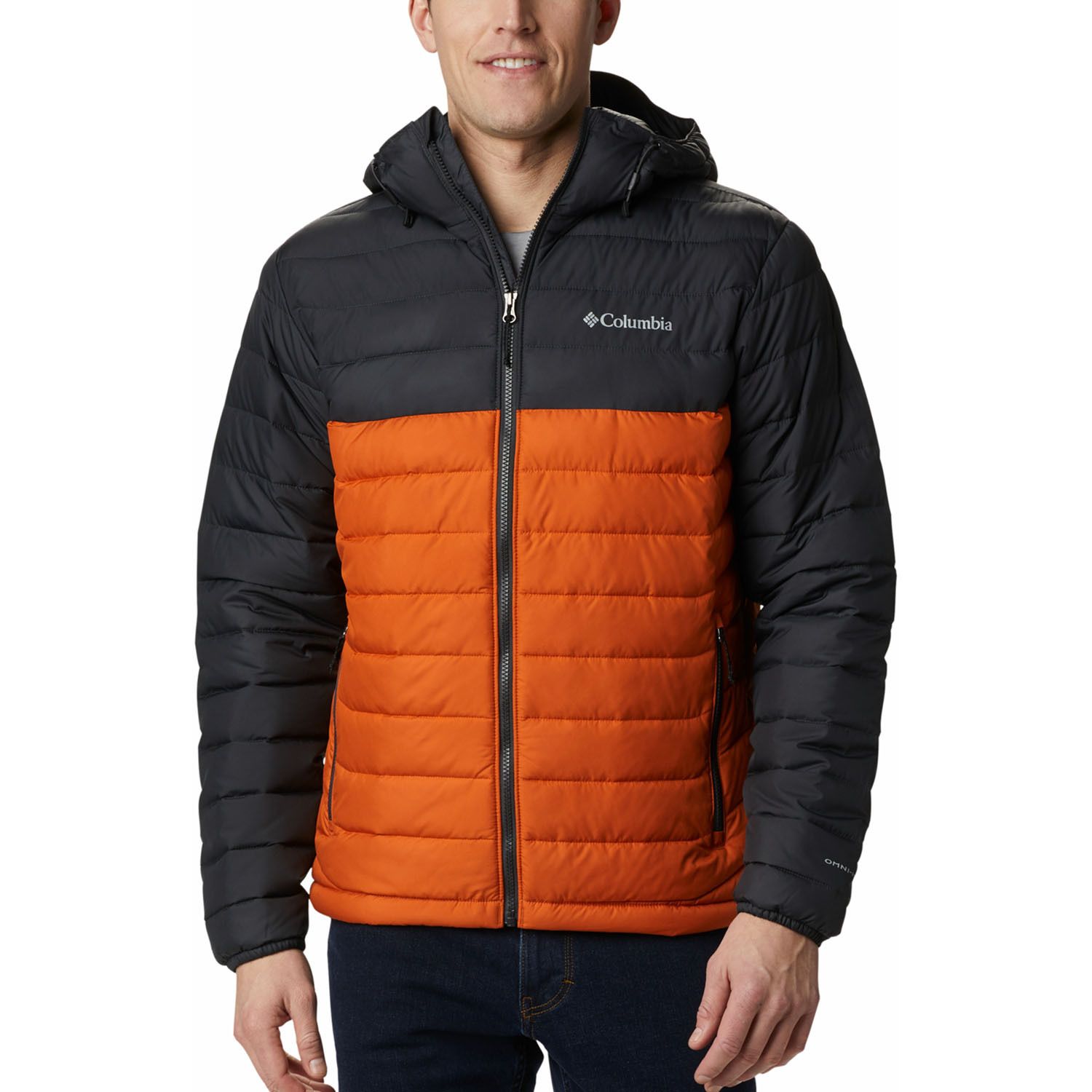 columbia powder lite hooded jacket men