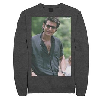 Men's Jurassic Park Jeff Goldblum Smile Poster Style Sweater