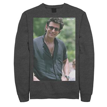 Men's Jurassic Park Jeff Goldblum Smile Poster Style Sweater