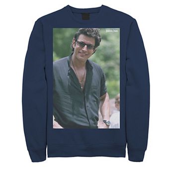 Men's Jurassic Park Jeff Goldblum Smile Poster Style Sweater