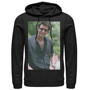 Men's Jurassic Park Jeff Goldblum Smile Poster Style Pullover Hoodie