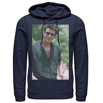 Men's Jurassic Park Jeff Goldblum Smile Poster Style Pullover Hoodie