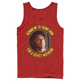 Men's Jurassic Park Remind Me To Thank John For The Weekend Tank Top
