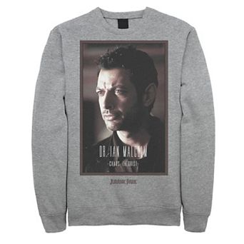 Men's Jurassic Park Dr. Ian Malcolm Chaos Theorist Pullover Sweatshirt