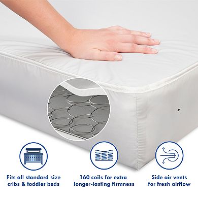 DaVinci Deluxe Coil Dual-sided Extra Firm Crib & Toddler Mattress