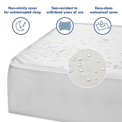 DaVinci Deluxe Coil Firm Support Lightweight Mini Crib Mattress