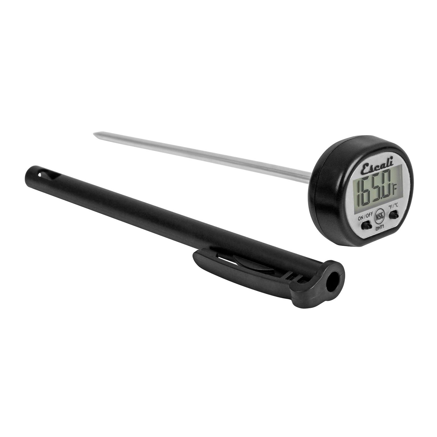 La Crosse Technology 308-04747-INT Wireless Digital Kitchen Thermometers with Display, Black