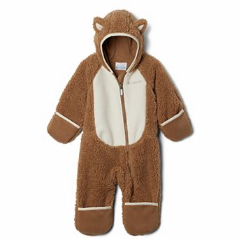 Baby Boy Columbia Fox Sherpa Hooded Bunting