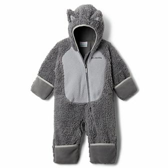 Baby Boy Columbia Fox Sherpa Hooded Bunting