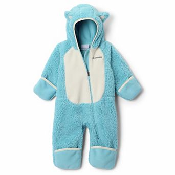 Baby Boy Columbia Fox Sherpa Hooded Bunting