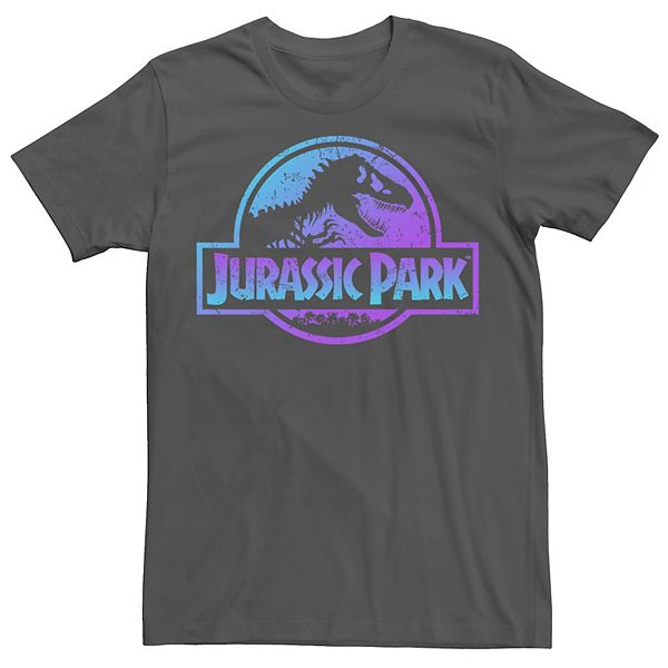 Men's Jurassic Park Blue & Purple Fossil Logo Tee