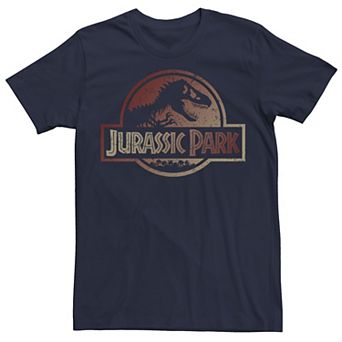 Men's Jurassic Park Blue & Purple Fossil Logo Tee