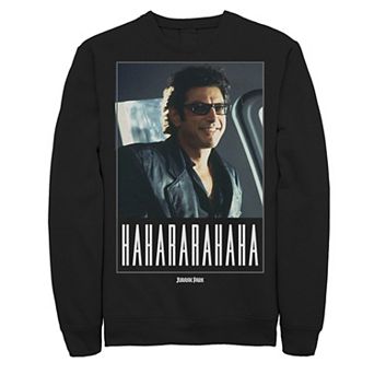 Men's Jurassic Park Ian Malcolm Hahararahaha Sweatshirt