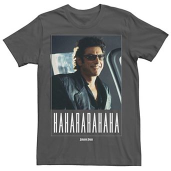 Men's Jurassic Park Ian Malcolm Hahararahaha Tee