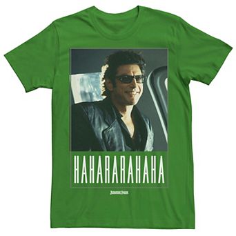 Men's Jurassic Park Ian Malcolm Hahararahaha Tee
