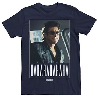 Men's Jurassic Park Ian Malcolm Hahararahaha Tee