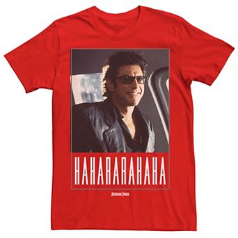 Men's Jurassic Park Ian Malcolm Hahararahaha Tee