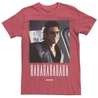Men's Jurassic Park Ian Malcolm Hahararahaha Tee