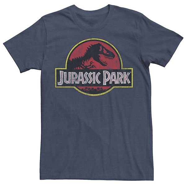 Men's Jurassic Park Distressed Original Park Logo Graphic Tee