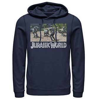Men's Jurassic World Owen Raptor Pack Trainer Graphic Pullover Hoodie