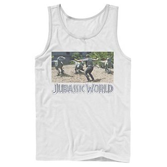 Men's Jurassic World Owen Raptor Pack Trainer Graphic Tank Top