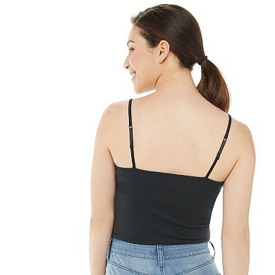 Juniors' SO® Crop Molded Cup Cami