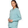 Gaiam Women's Zen Fleece Pullover Hoodie LV5 Maritime Blue Small NWT