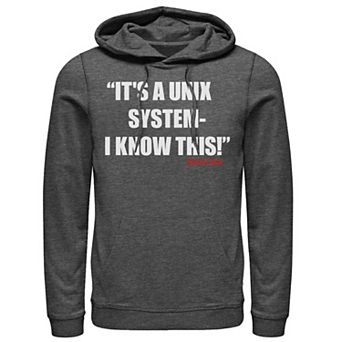 Men's Jurassic Park It's A Unix-System I know This Hoodie