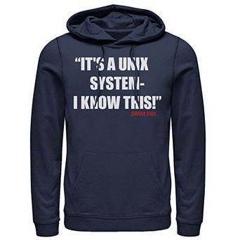Men's Jurassic Park It's A Unix-System I know This Hoodie