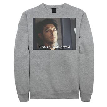 Men's Jurassic Park Life Finds A Way Goldblum Jeff Stare Sweatshirt