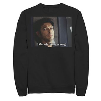Men's Jurassic Park Life Finds A Way Goldblum Jeff Stare Sweatshirt