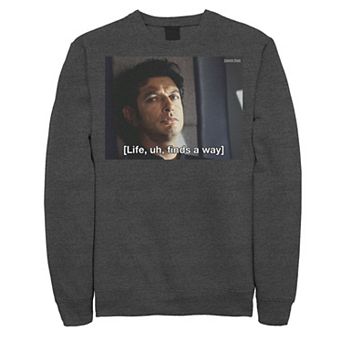 Men's Jurassic Park Life Finds A Way Goldblum Jeff Stare Sweatshirt