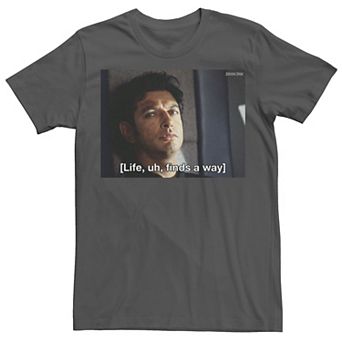 Men's Jurassic Park Life Finds A Way Goldblum Jeff Stare Tee