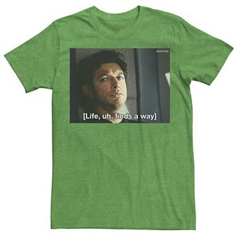 Men's Jurassic Park Life Finds A Way Goldblum Jeff Stare Tee