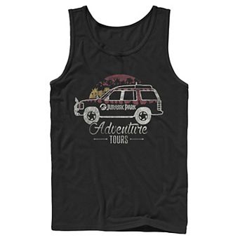 Men's Jurassic Park Road Trip Tank Top