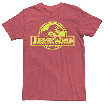Men's Jurassic World Neon Green Classic Logo Tee