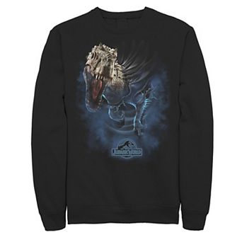 Men's Jurassic World Indominus Rex Breaks Through Graphic Fleece Pullover
