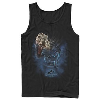 Men's Jurassic World Indominus Rex Breaks Through Graphic Tank Top