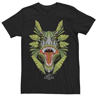 Men's Jurassic World Tikisaur Leaf Face Roar Graphic Tee