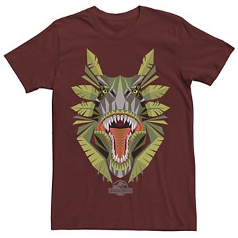 Men's Jurassic World Tikisaur Leaf Face Roar Graphic Tee
