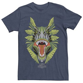Men's Jurassic World Tikisaur Leaf Face Roar Graphic Tee