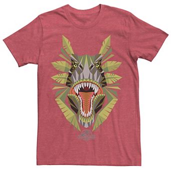 Men's Jurassic World Tikisaur Leaf Face Roar Graphic Tee